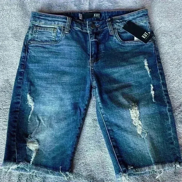 KUT from the Kloth Sophie Bermuda Shorts Size 00 NWT - Picture 3 of 10